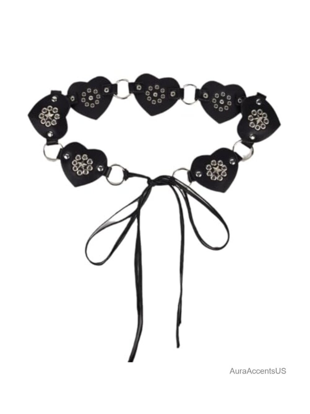 Western PU Leather Belt with Disc Buckle